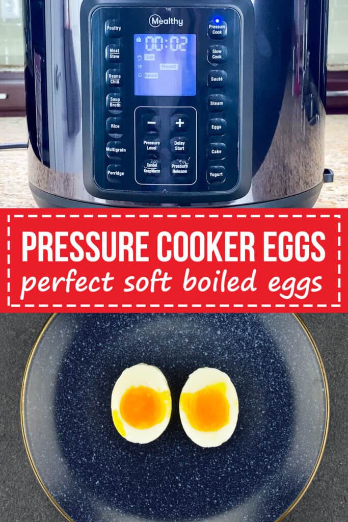 Pressure Cooker Soft Boiled Eggs