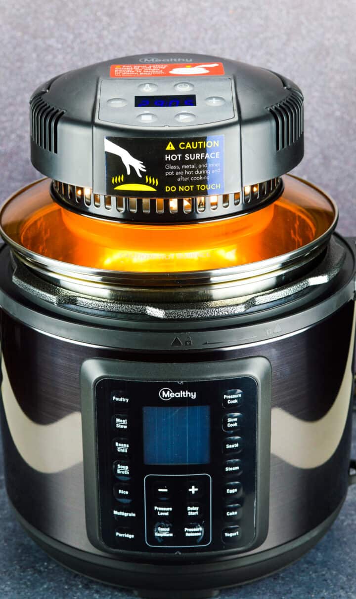 Mealthy CrispLid Turn Your Pressure Cooker into an Air Fryer